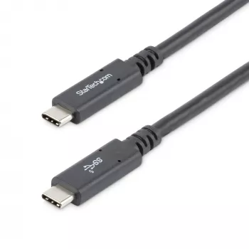 StarTech.com Καλώδιο USB-C σε USB-C 1,8 m – 5 A, 100 W PD 3.0 – Πιστοποιημένο για Chromebook – Πιστοποιημένο USB-IF – M/M – USB 3.0 5 Gbit/s – Καλώδιο φόρτισης USB-C – Καλώδιο USB Type-C