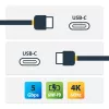 StarTech.com Καλώδιο USB-C σε USB-C - M/M - 1 m (3 ft.) - USB 3.0 (5Gbit/s)