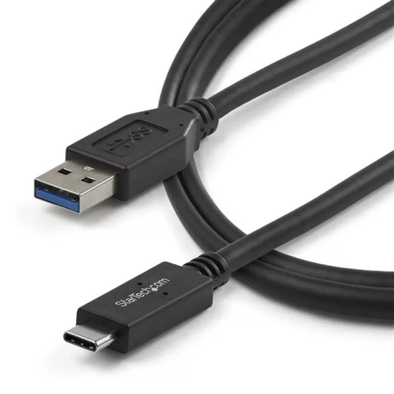 StarTech.com USB31AC1M Καλώδιο USB-A σε USB-C, αρσενικό/αρσενικό, USB 3.1, 10 Gbps, 1 m (3 ft), μαύρο