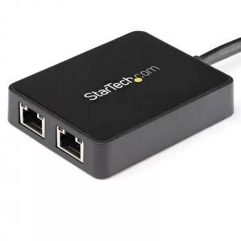 StarTech.com Προσαρμογέας USB 3.0 σε Dual-Port Gigabit Ethernet NIC με θύρα USB