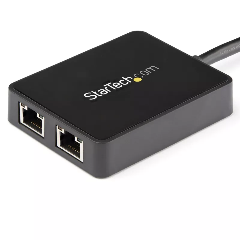 StarTech.com Προσαρμογέας USB 3.0 σε Dual-Port Gigabit Ethernet NIC με θύρα USB