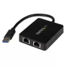 StarTech.com Προσαρμογέας USB 3.0 σε Dual-Port Gigabit Ethernet NIC με θύρα USB