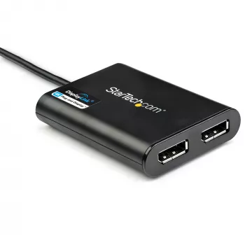 StarTech.com Προσαρμογέας USB 3.0 σε Dual DisplayPort – 4K 60Hz, 3.2 Gen 1 (3.1 Gen 1), USB Type-A, Έξοδος DisplayPort, 4096 x 2160 pixel