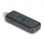 StarTech.com Tester ισχύος USB-C, Ψηφιακό πολύμετρο, Αμφίδρομος μετρητής τάσης και ρεύματος, Έως 240W PD EPR, Φορητός μετρητής ισχύος καλωδίου και θύρας USB-C