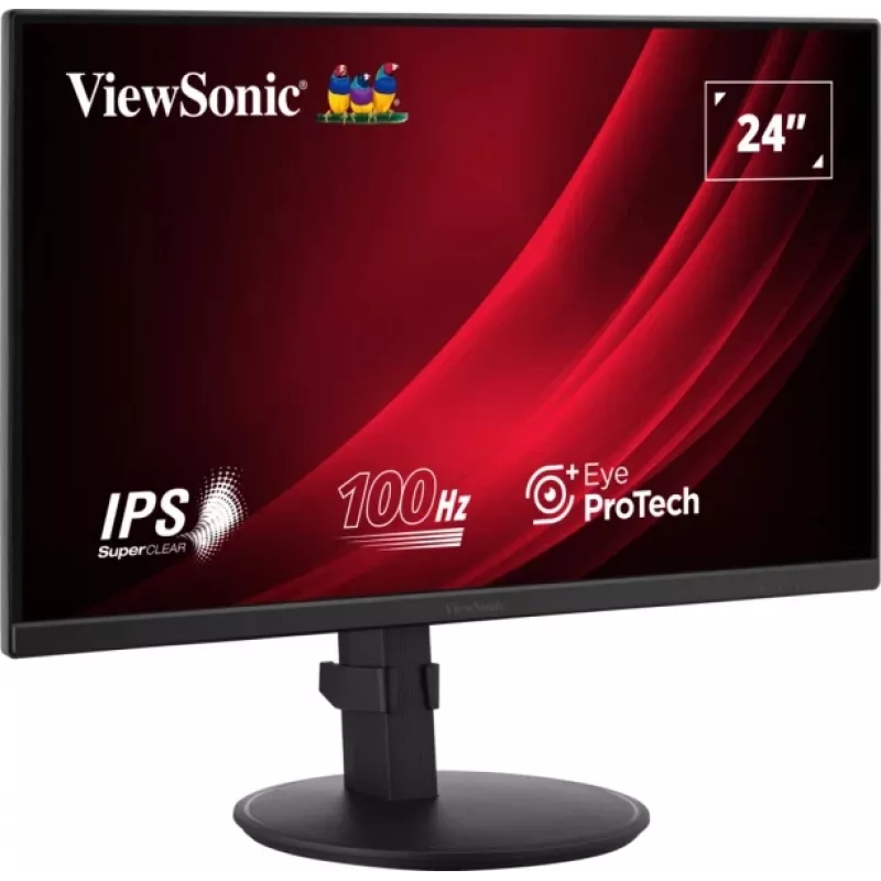 Viewsonic VA VA2408-HDJ Οθόνη Υπολογιστή 61 cm (24 inch) 1920 x 1080 Pixel Full HD LED Μαύρο
