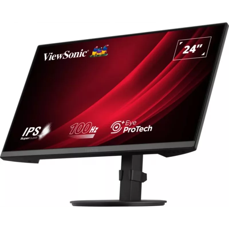 Viewsonic VA VA2408-HDJ Οθόνη Υπολογιστή 61 cm (24 inch) 1920 x 1080 Pixel Full HD LED Μαύρο