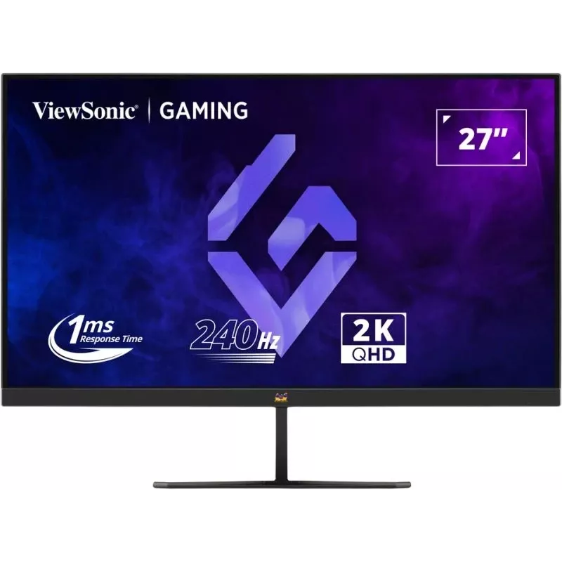 ViewSonic VX2758A-2K-PRO-3 gaming οθόνη 27 ιντσών (68,6 cm), IPS, 2560 x 1440 QHD, 240 Hz, 1 ms, FreeSync Premium, HDR400, 2x HDMI 2.1, DisplayPort, μαύρη