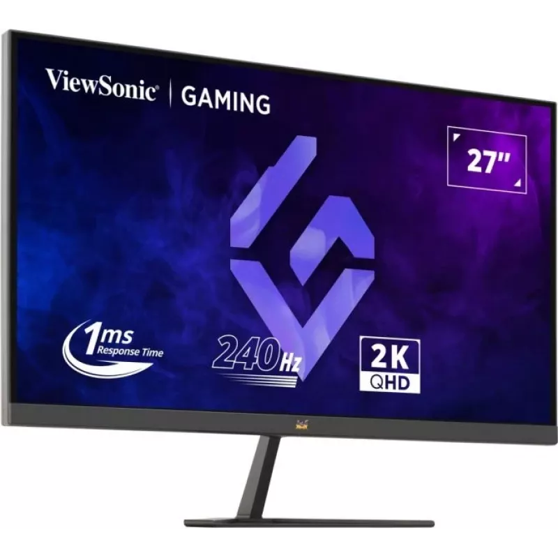 ViewSonic VX2758A-2K-PRO-3 gaming οθόνη 27 ιντσών (68,6 cm), IPS, 2560 x 1440 QHD, 240 Hz, 1 ms, FreeSync Premium, HDR400, 2x HDMI 2.1, DisplayPort, μαύρη