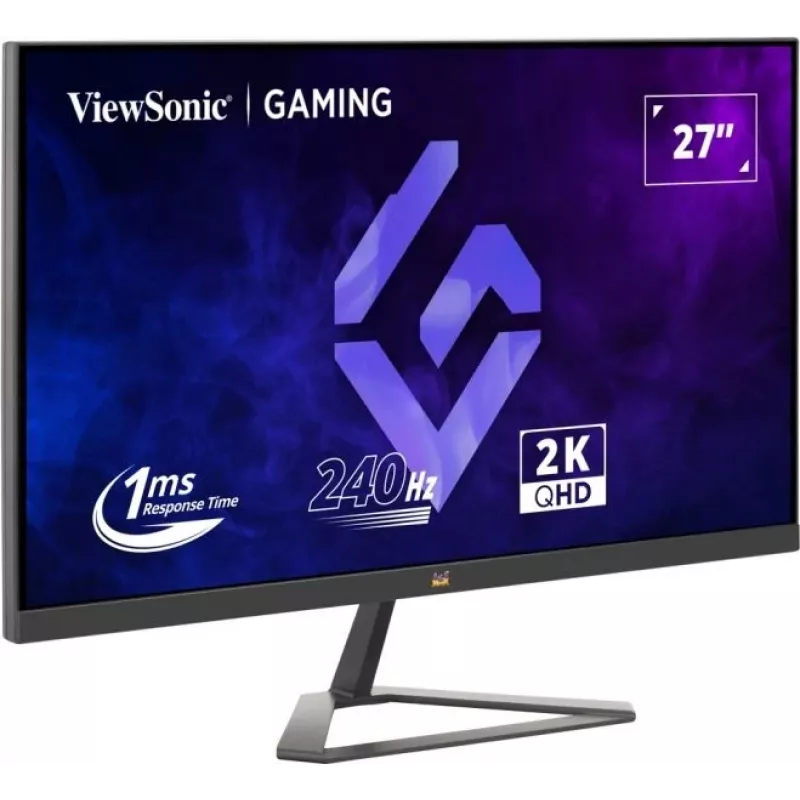 ViewSonic VX2758A-2K-PRO-3 gaming οθόνη 27 ιντσών (68,6 cm), IPS, 2560 x 1440 QHD, 240 Hz, 1 ms, FreeSync Premium, HDR400, 2x HDMI 2.1, DisplayPort, μαύρη