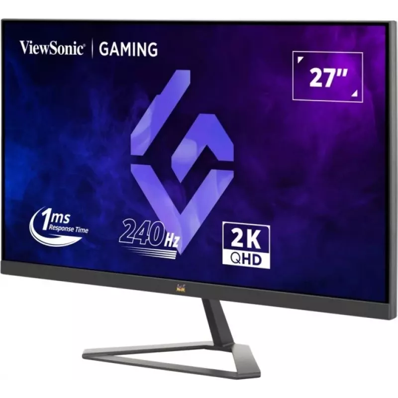 ViewSonic VX2758A-2K-PRO-3 gaming οθόνη 27 ιντσών (68,6 cm), IPS, 2560 x 1440 QHD, 240 Hz, 1 ms, FreeSync Premium, HDR400, 2x HDMI 2.1, DisplayPort, μαύρη
