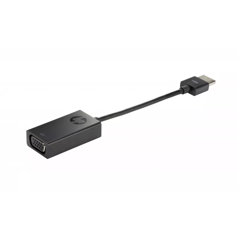 HP X1B84AA καλώδιο-αντάπτορας HDMI σε VGA, HDMI τύπου A (αρσενικό) σε VGA (D-Sub) (θηλυκό), μαύρο