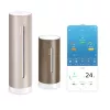 Netatmo NWS-S-EC έξυπνος μετεωρολογικός σταθμός Original 2ης γενιάς, εσωτερικού/εξωτερικού χώρου, HomeKit, άμμου (καφέ)