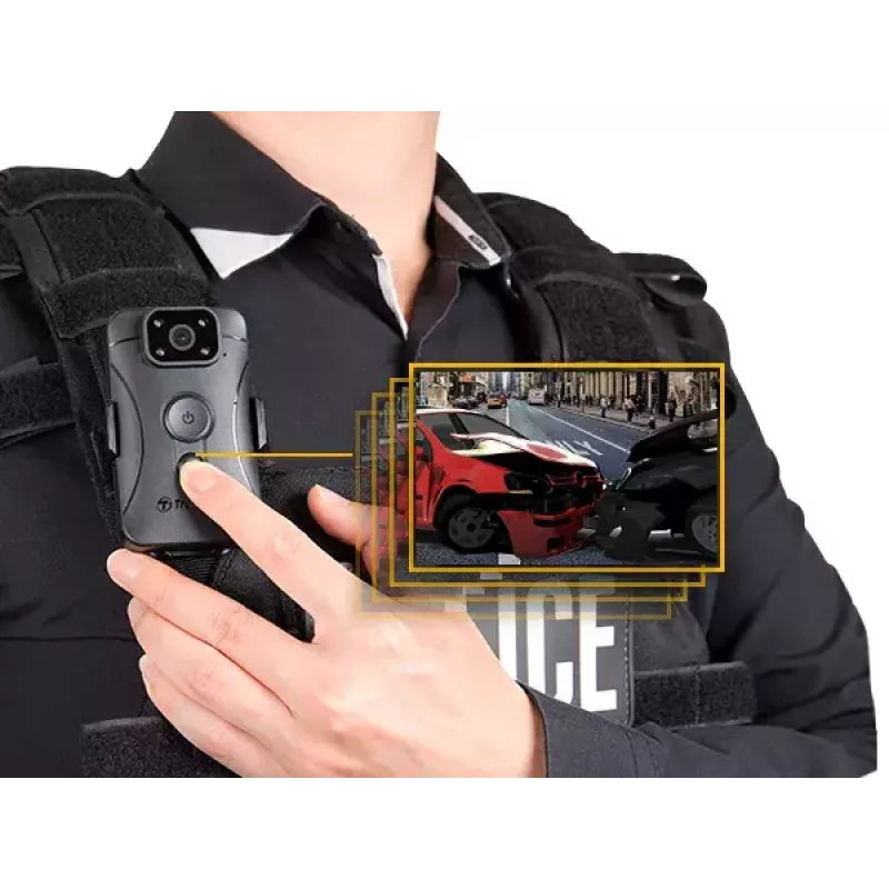 Σωματική κάμερα Transcend DrivePro Body 10C 1080p, με κάρτα 64 GB