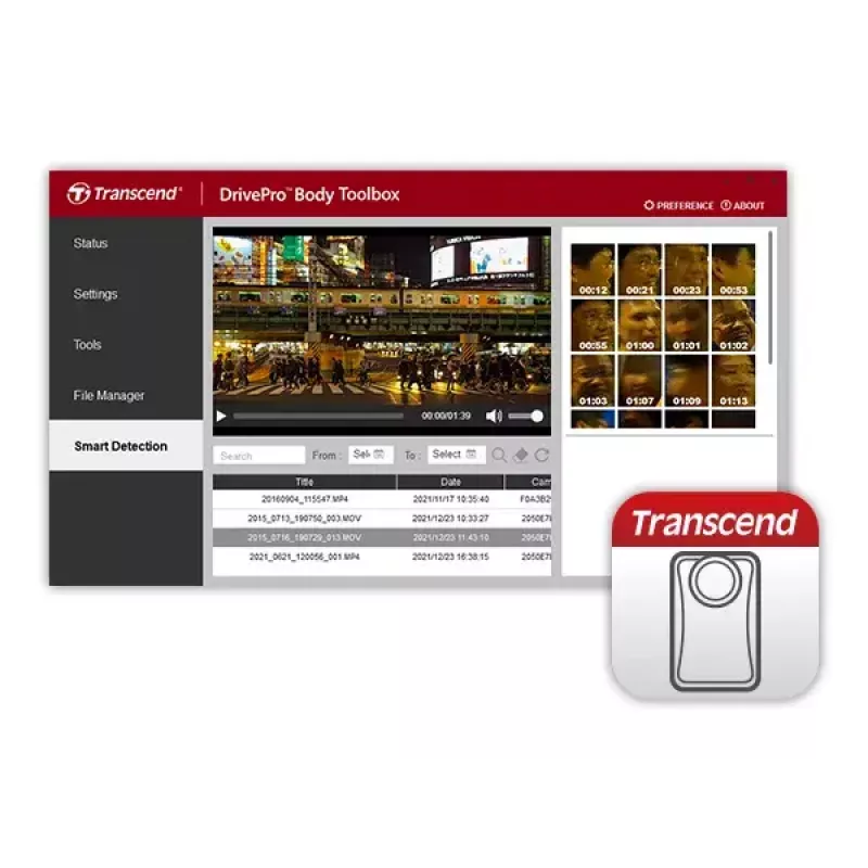 Σωματική κάμερα Transcend DrivePro Body 10C 1080p, με κάρτα 64 GB