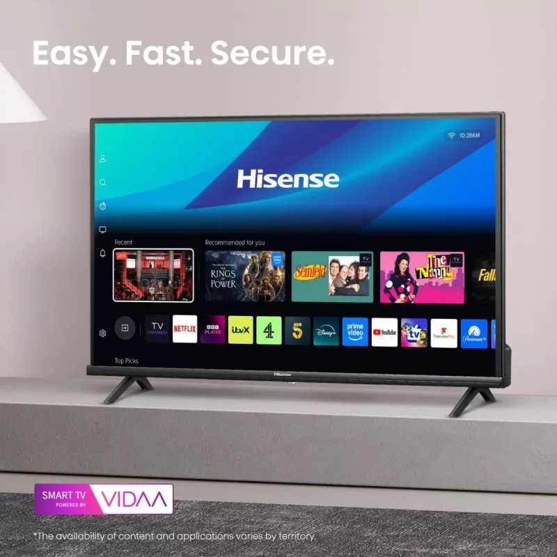 Hisense 40A4Q 101,6 cm (40 ιντσών) Full HD Smart TV Wi-Fi μαύρο 200 cd/m²