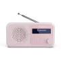 Φορητό ραδιόφωνο Sharp DR-P420 ψηφιακός δέκτης DAB DAB+ FM ροζ