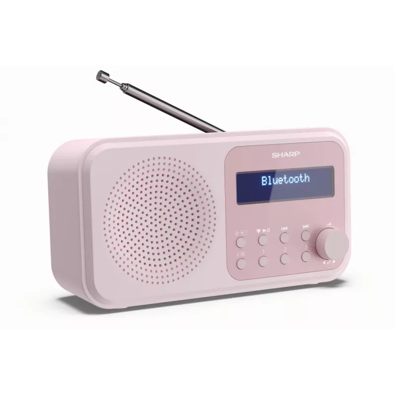 Φορητό ραδιόφωνο Sharp DR-P420 ψηφιακός δέκτης DAB DAB+ FM ροζ