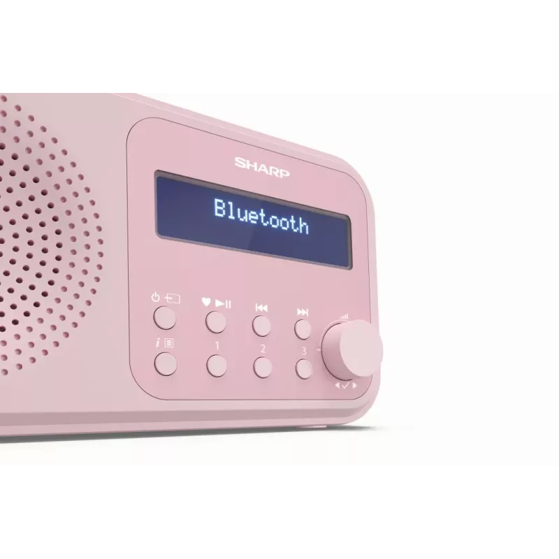 Φορητό ραδιόφωνο Sharp DR-P420 ψηφιακός δέκτης DAB DAB+ FM ροζ