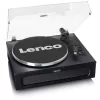 Lenco LS-430BK πικάπ με ιμάντα και 4 ενσωματωμένα ηχεία, Bluetooth, 40 W, 33/45 RPM, μαύρο