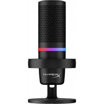 HyperX DuoCast - Μικρόφωνο USB (Μαύρο) - Φωτισμός RGB