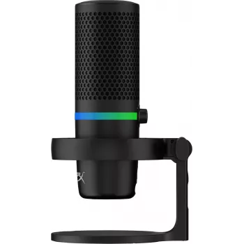 HyperX DuoCast - Μικρόφωνο USB (Μαύρο) - Φωτισμός RGB