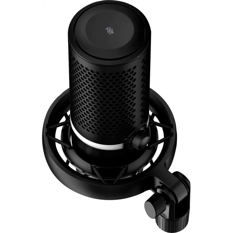 HyperX DuoCast - Μικρόφωνο USB (Μαύρο) - Φωτισμός RGB