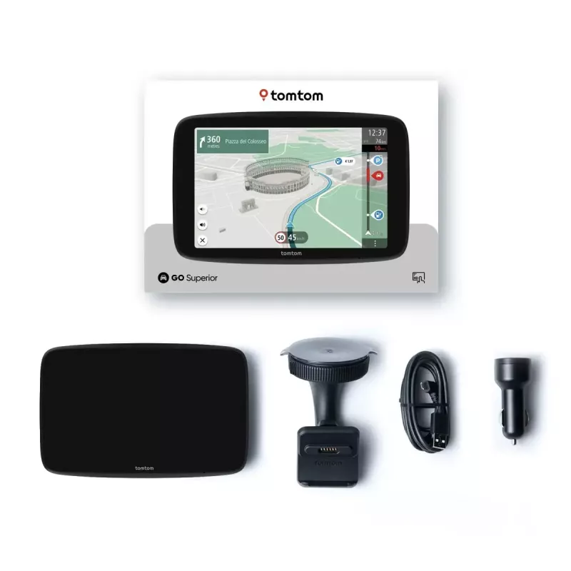 Πλοήγηση GPS TomTom GO Superior 6 ίντσες πολύγλωσσο οθόνη 6 ιντσών 32 GB
