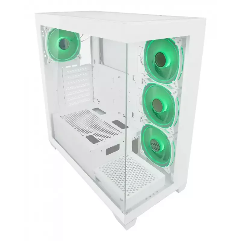 Κουτί PC LC-Power LC-715W-ON Midi Tower λευκό