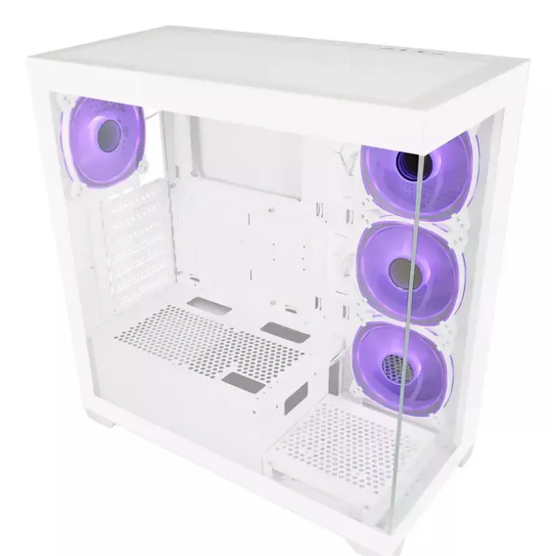 Κουτί PC LC-Power LC-715W-ON Midi Tower λευκό