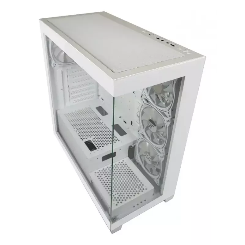 Κουτί PC LC-Power LC-715W-ON Midi Tower λευκό