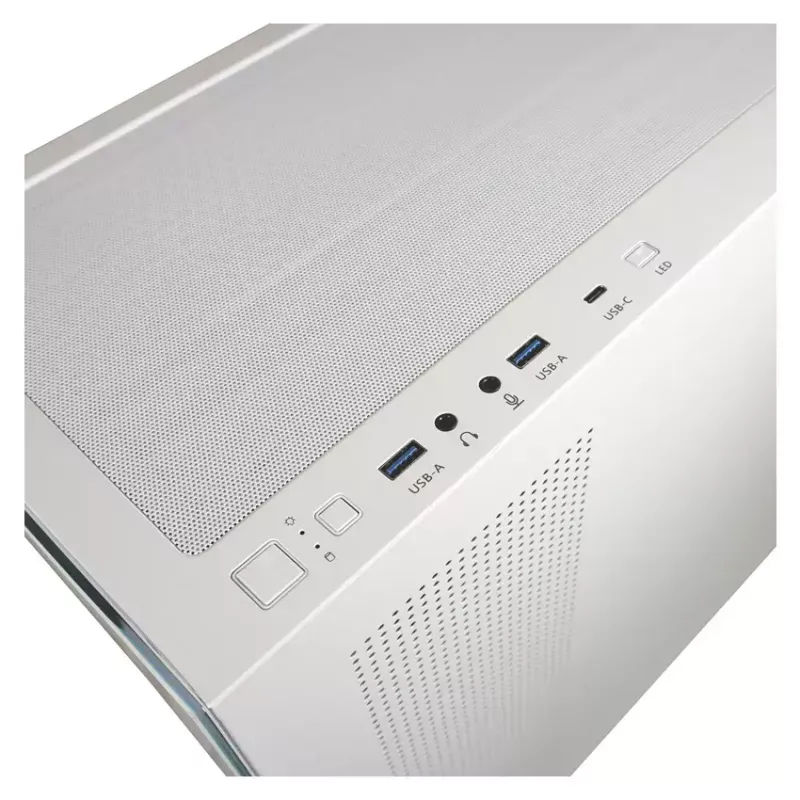Κουτί PC LC-Power LC-715W-ON Midi Tower λευκό