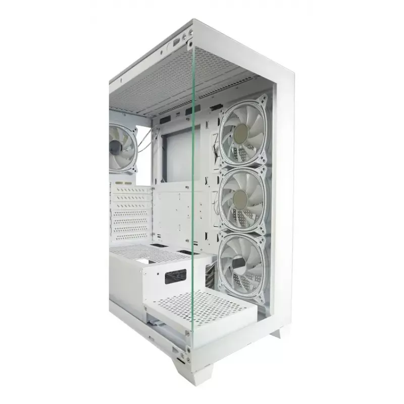 Κουτί PC LC-Power LC-715W-ON Midi Tower λευκό