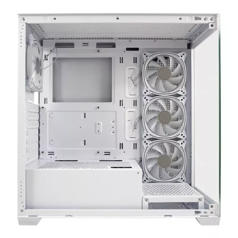 Κουτί PC LC-Power LC-715W-ON Midi Tower λευκό