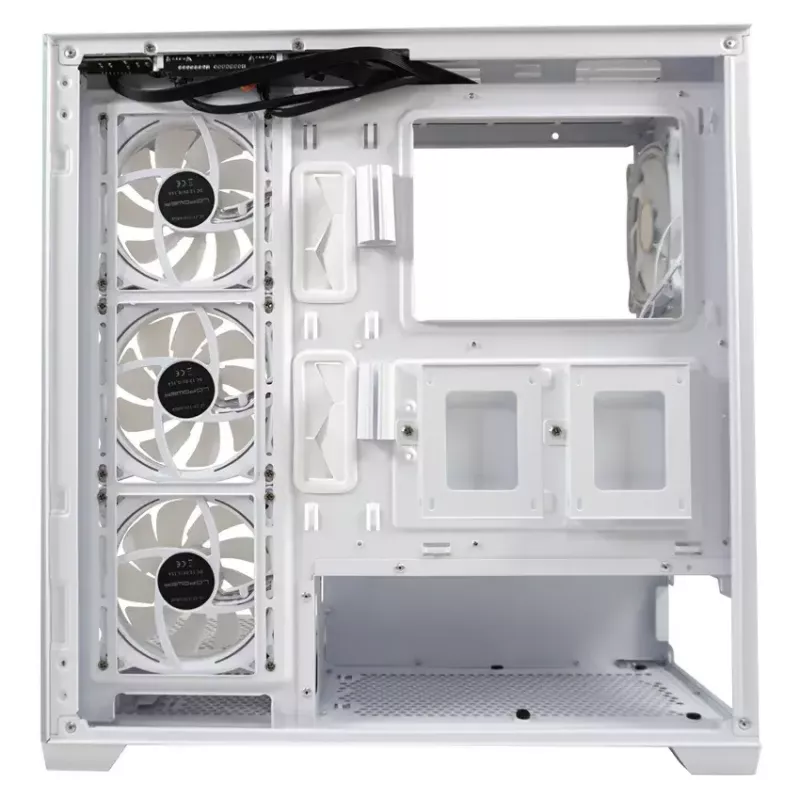 Κουτί PC LC-Power LC-715W-ON Midi Tower λευκό