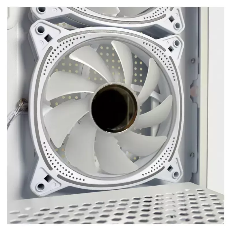 Κουτί PC LC-Power LC-715W-ON Midi Tower λευκό
