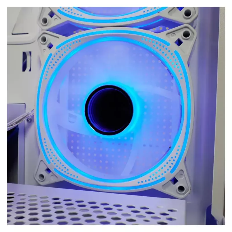 Κουτί PC LC-Power LC-715W-ON Midi Tower λευκό