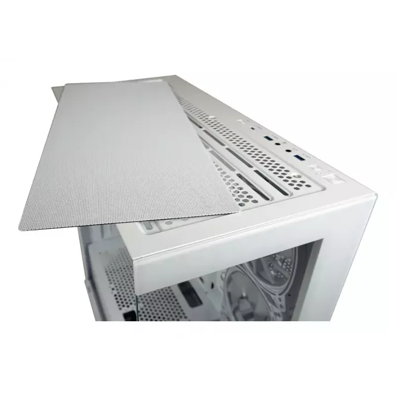 Κουτί PC LC-Power LC-715W-ON Midi Tower λευκό