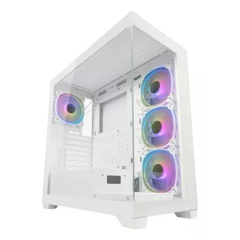 Κουτί PC LC-Power LC-715W-ON Midi Tower λευκό