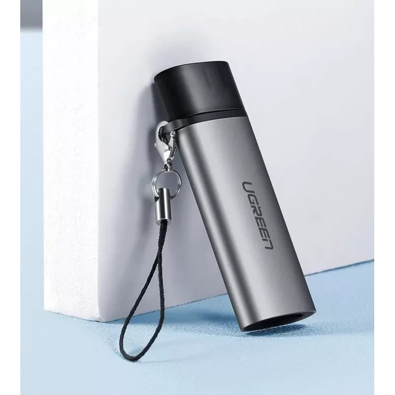 Αναγνώστης καρτών Ugreen 50704 USB 3.2 Gen 1 (3.1 Gen 1) Type-C γκρι