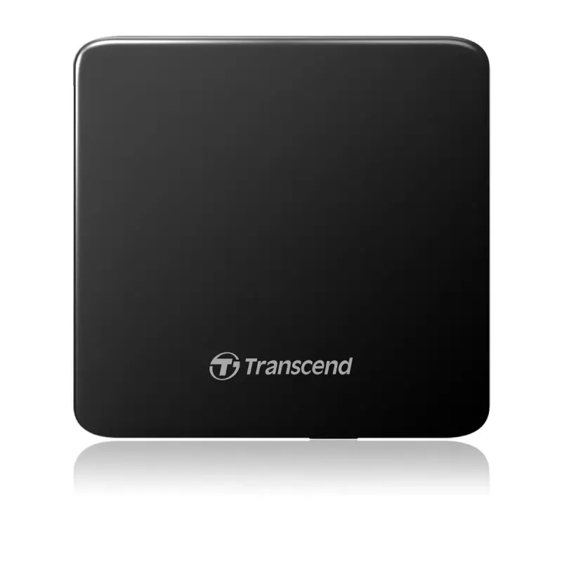 Φορητός εγγραφέας DVD Transcend TS8XDVDS-K, USB 2.0, μαύρο