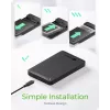 Θήκη SSD ICY BOX IB-201T-CU31 μαύρη 2,5 ιντσών