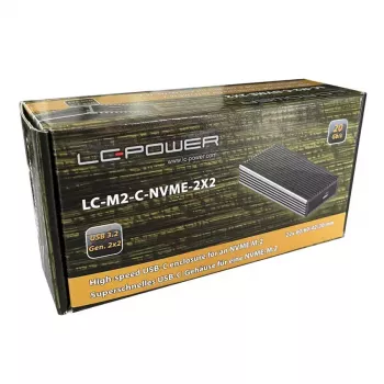 Θήκη SSD LC-Power LC-M2-C-NVME-2X2