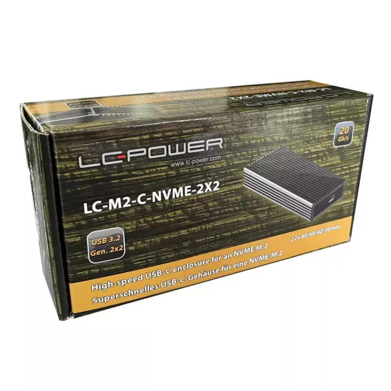 Θήκη SSD LC-Power LC-M2-C-NVME-2X2