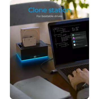 ICY BOX IB-127CL-U3 USB 3.2 Gen 1 (3.1 Gen 1) Type-B μαύρο