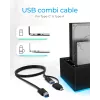 ICY BOX IB-127CL-U3 USB 3.2 Gen 1 (3.1 Gen 1) Type-B μαύρο