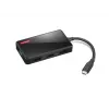 Σταθμός σύνδεσης laptop Lenovo GX91M73945 ενσύρματο USB 3.2 Gen 1 Type-C μαύρο 4K Ultra HD