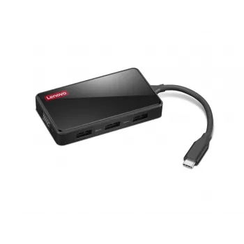 Σταθμός σύνδεσης laptop Lenovo GX91M73945 ενσύρματο USB 3.2 Gen 1 Type-C μαύρο 4K Ultra HD