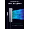 UGREEN 70336 (CM219) διανομέας USB-C σε 4x USB 3.0, 5 Gbps, OTG, θύρα τροφοδοσίας USB-C, καλώδιο 15 cm, γκρι