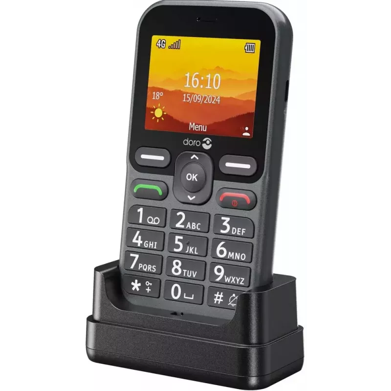 Smartphone Doro Leva L10, 6,1 ιντσών, 32 GB, γραφίτης