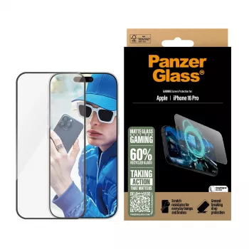 Προστασία οθόνης Gaming PanzerGlass iPhone '24 6,3 ίντσες Pro Ultra-Wide Fit